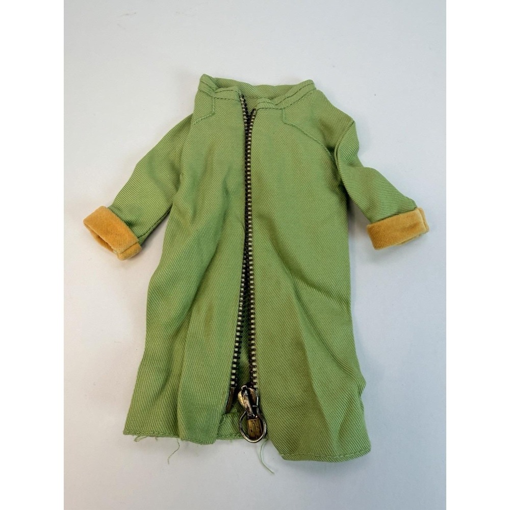 Barbie Goes Braniff Green Boarding Coat Marx READ AS IS